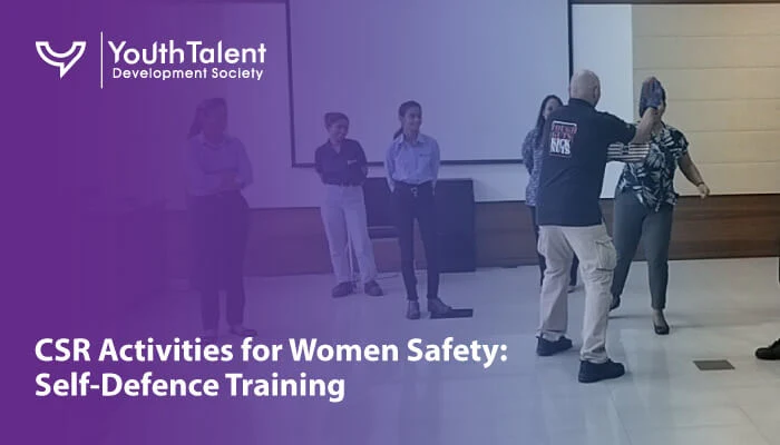 CSR activities for women safety through self-defence training in India
