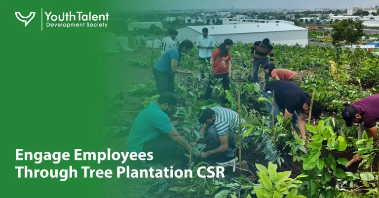 Engage Employees Through tree plantation csr